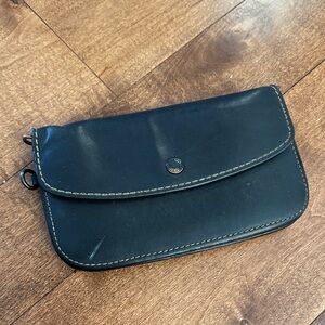 Coach 1941 Wristlet Black Glovetanned Leather Clutch - read description